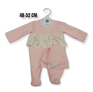 Imagen de Pijama L'Atelier Rosa Volantes Dorados Berjuan