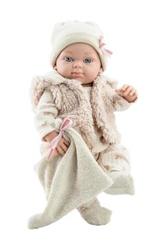 Imagen de Muñeca Minipikolina Con Chaleco Y Mantita 32cm