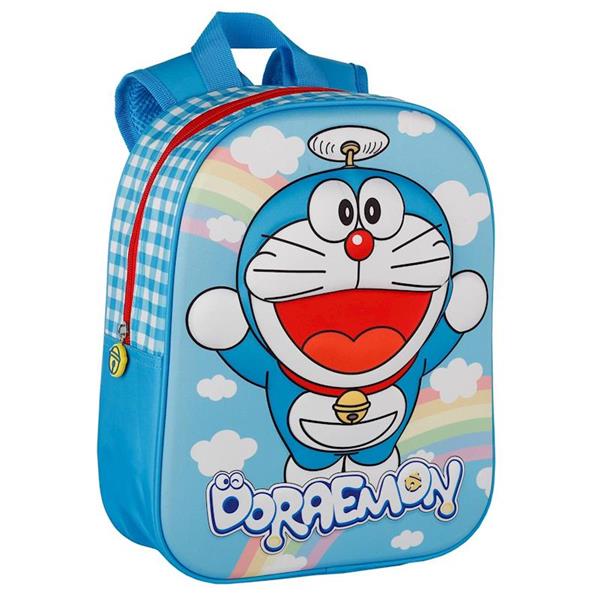 Imagen de Mochila Doraemon Rainbow 3D Eva 32x25x10 Cm