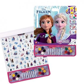 Imagen de Libro De Pegatinas Para Pintar Giga Block Frozen 4 En 1