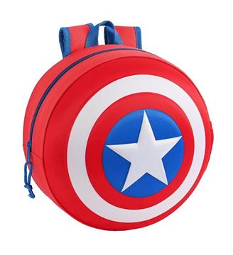 Imagen de Mochila 3D Redonda Capitán América