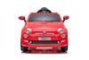 Imagen de Coche Fiat 500 Rojo De Batería 12V