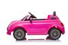 Imagen de Coche Fiat 500 Rosa De Batería 12V