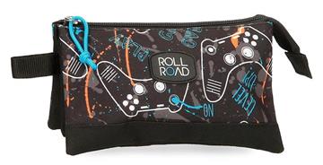 Imagen de Estuche Roll Road Gamers 2 Compartimentos 22x12x5Cm