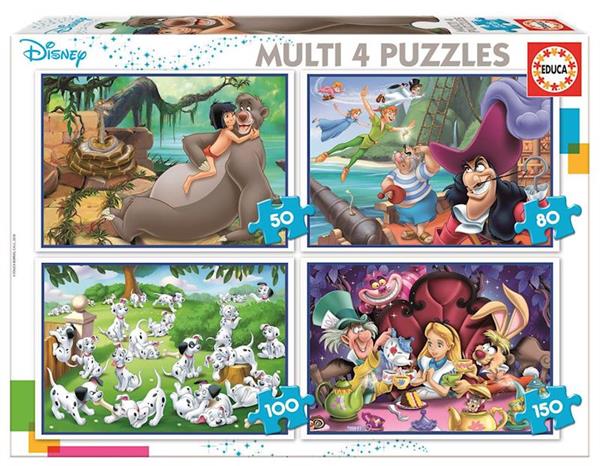 Imagen de Puzzle Multi 4 De Disney Progresivo