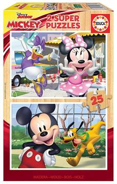 Imagen de Puzzle Mickey Y Amigos 2X25 Piezas