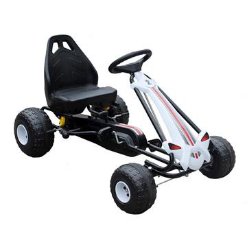 Imagen de Coche Go Kart Blanco Ruedas De Aire