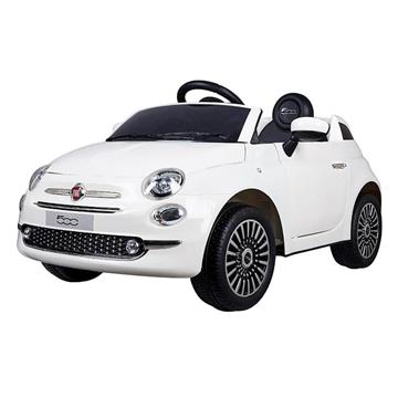 Imagen de Coche de Batería Fiat 500 Blanco 6V