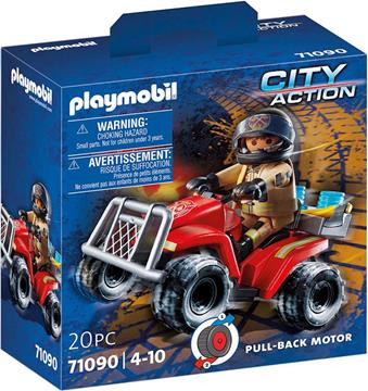Imagen de Bomberos Speed Quad City Action Playmobil
