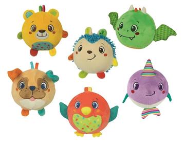 Imagen de Sonajero Suave Peluche Animales