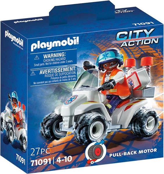 Imagen de Playmobil City Action Rescate Speed Quad