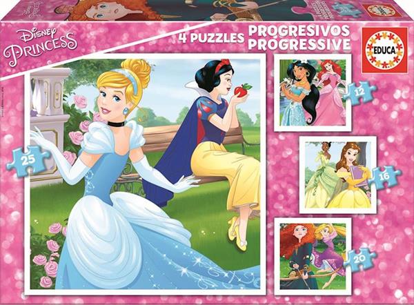 Imagen de Puzzle Progresivo Princesas Disney