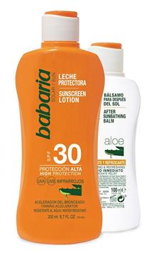 Imagen de Leche Y After Sun Babaria Aloe F30 300 ML