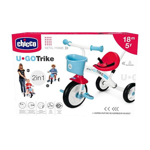 Inyección Preocupado capital Triciclo U-Go Azul Evolutivo Chicco » ToysManiatic »