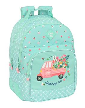 Imagen de Mochila Escolar Adaptable Carro Glowlab Pepa 32x42x15Cm
