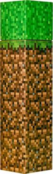 Imagen de Botella Icono De Acero Inoxidable Negro de Minecraft 650mm