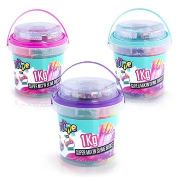 Imagen de Súper Cubo Slime 1 Kg Con Bolitas Para Mezclar