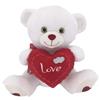 Imagen de Peluche Osito Blanco Corazón 50 Cm