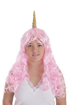 Imagen de Peluca Unicornio Rosa