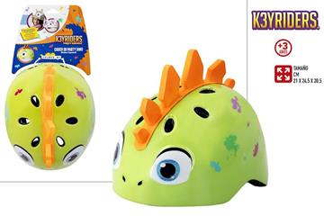 Imagen de Casco Bici Infanil Dinosaurio K3yriders