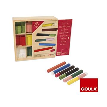 Imagen de Juego Educativo Regletas De Madera 10X10
