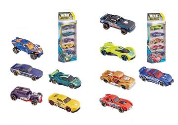 Imagen de Pack 5 Coches Metal Machines Zuru
