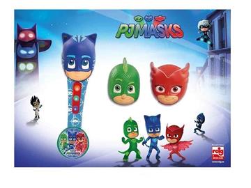 Imagen de Micro de mano con 3 cabezas PJ Masks de Reig.