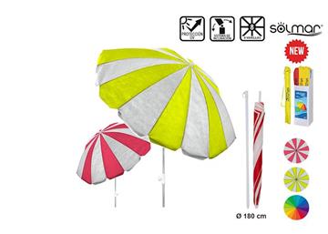 Imagen de Parasol Polinaylon 180 Cm 8 Varillas Tubo Hierro 