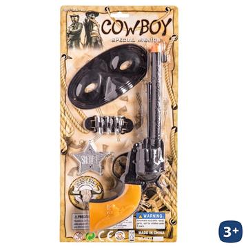 Imagen de Conjunto Vaquero Con Pistola Y Antifaz