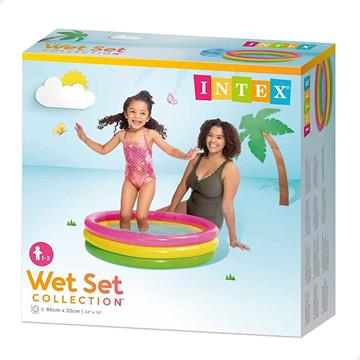 Imagen de Piscina Hinchable 3 Aros Sunset 56 Litros