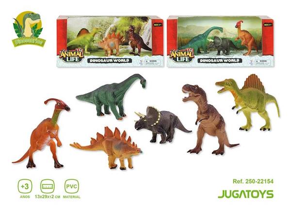 Imagen de Set 3 Dinosaurios Jugatoys