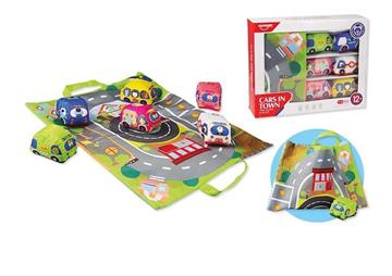 Imagen de Set 6 Coches Tela con Bolso Tapiz