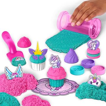 Imagen de arena moldeable kinetic sand unicornio