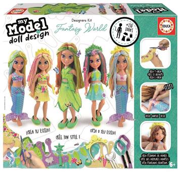 Imagen de Educa My Model Doll Design Fantasy Muñeca