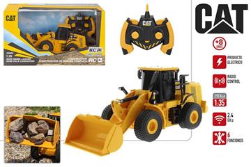 Imagen de Tractor R/C Con Pala Caterpillar Escala 1:35