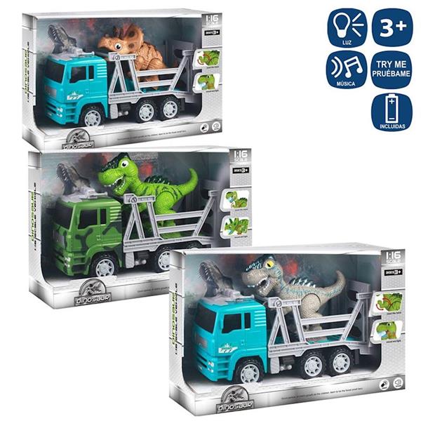 Camión Con Dinosaurio ❌ ToysManiatic ❌