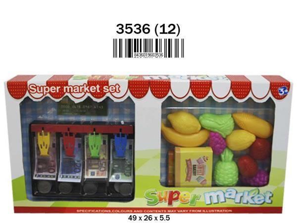 Imagen de Set Supermercado Cajera Con Dinero Y Accesorios