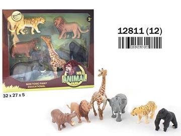 Imagen de Pack 6 Animales De La Selva