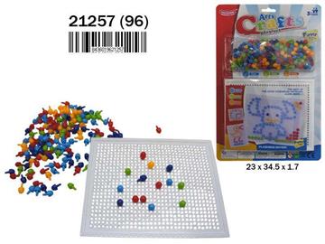 Imagen de Juego Mosaico 180 Pinchos De Colores