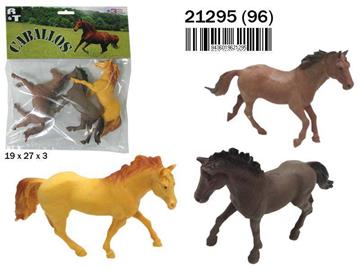 Imagen de Set 3 Caballos De Juguete