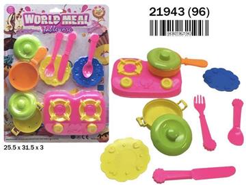 Imagen de Set Cocina Colores Con Accesorios