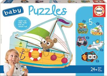 Imagen de Puzzle Baby 5 Vehículos