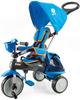 Imagen de Triciclo Ranger Azul Acolchado Con Bolso Y Capota Ociotrends