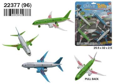 Imagen de Pack 4 Aviones Comerciales Retrofricción