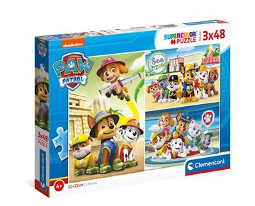 Imagen de Puzzles Paw Patrol 3x48 Piezas