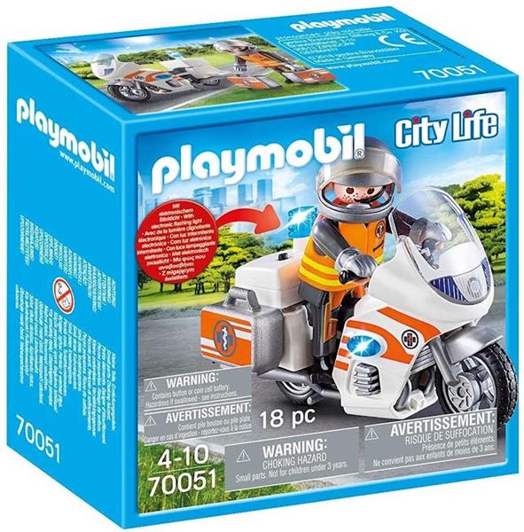 Imagen de Playmobil City Life  Moto de Emergencias