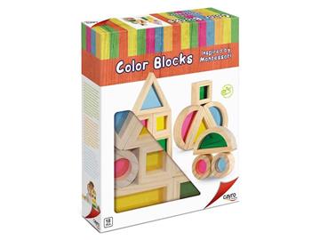 Imagen de Bloques Madera De Colores Montessori