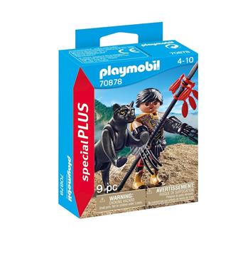 Imagen de Playmobil Plus Guerrero Con Pantera