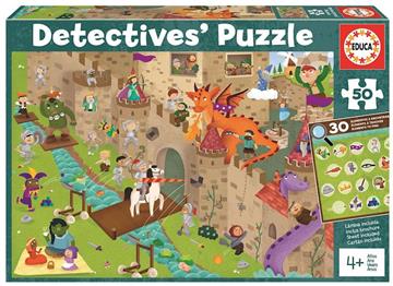 Imagen de Puzzle Observación Castillo Detectives 50 Piezas