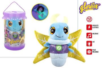 Imagen de Peluche Azul Luciérnaga Glowies